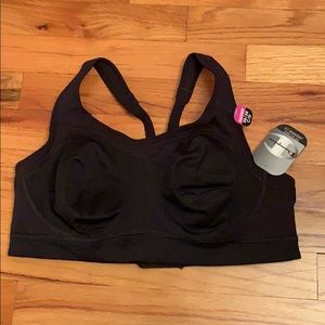 Champion black high support sports bra